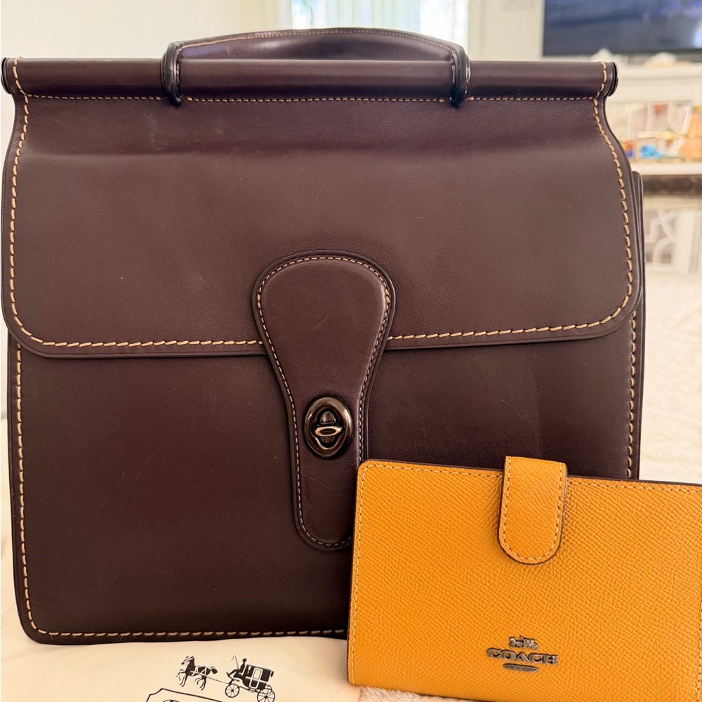 Oxblood Coach Willis Bag